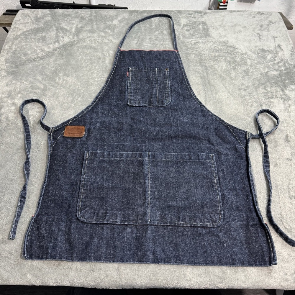 Levi's Redline Selvedge Denim Dark Wash Apron One Size Retro Western Gear